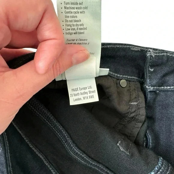 NWT PAIGE High Rise Manhattan Jean - Picture 9 of 16